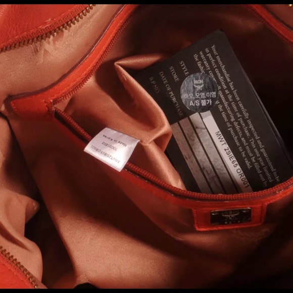 authentic MCM Leather Crossbody Bag - Picture 6 of 8